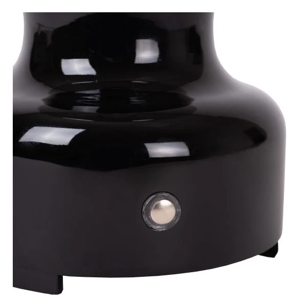 Lucide JASON - Lampe de table Rechargeable - Batterie - LED Dim. - 1x2W 3000K - 3 StepDim - Noir - détail 5